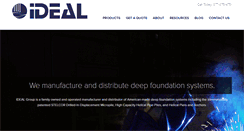 Desktop Screenshot of idealfoundationsystems.com